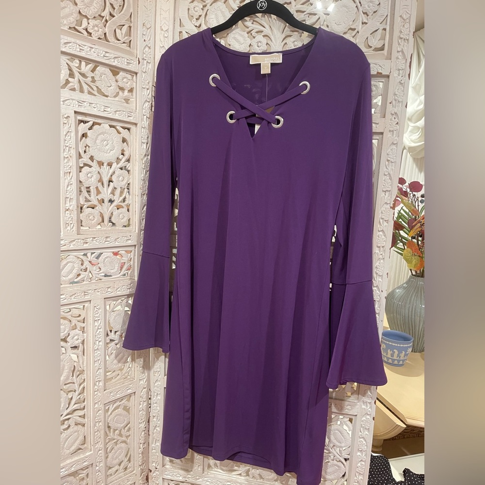 Michael Kors Darling Purple Dress NWT!